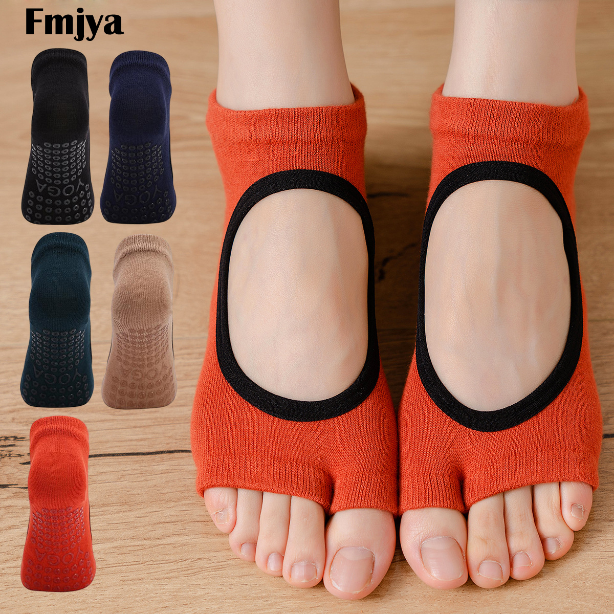 Pilates Yoga Ballet - Split 2 Toe Yoga Socks Breathable