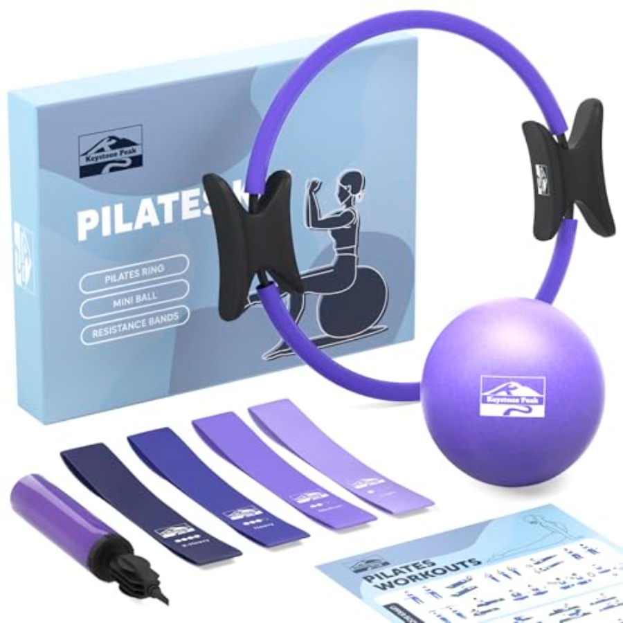 Pilates Ball Mini - Pilates Ring and Ball Set, at