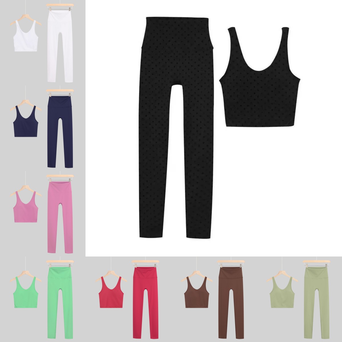 Pilates Yoga Kit - Designer Women Yoga Set U-shaped Bra