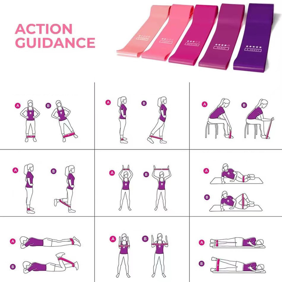 Pilates Ball Resistance Bands  - Pilates Yoga Kit บทวิจารณ์และราคา