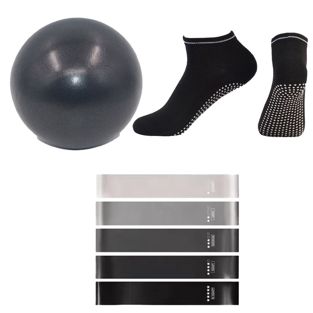 Pilates Ball Resistance Bands  - Pilates Yoga Kit บทวิจารณ์และราคา