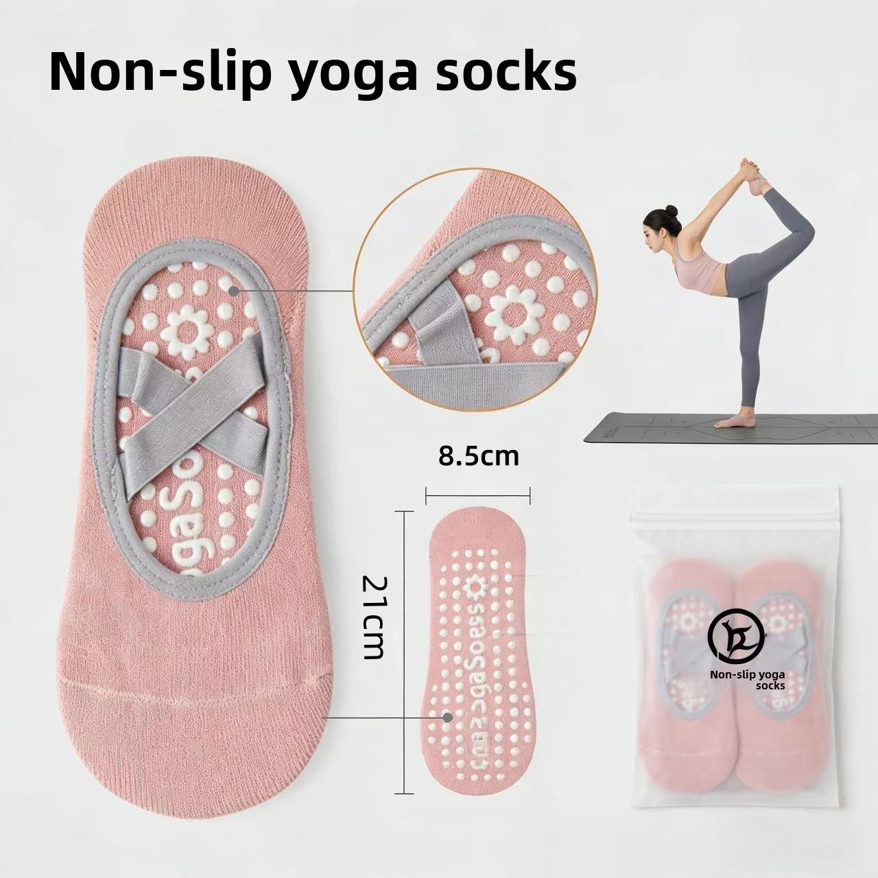 Women Yoga Sock Silicone Anti- - Pilates Yoga Ballet บทวิจารณ์และราคา