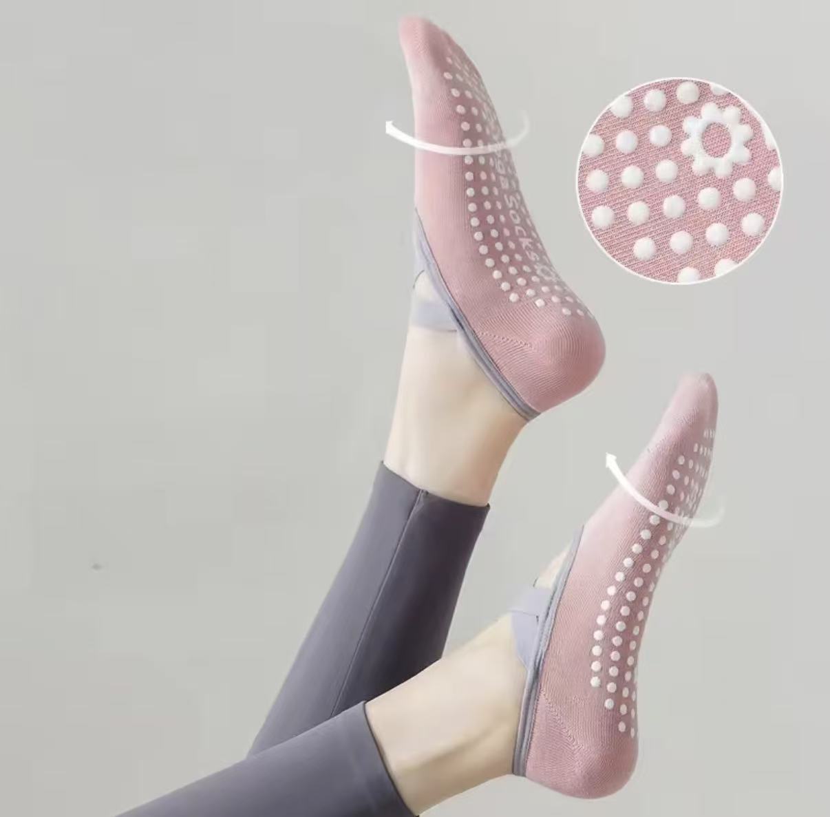Women Yoga Sock Silicone Anti- - Pilates Yoga Ballet บทวิจารณ์และราคา