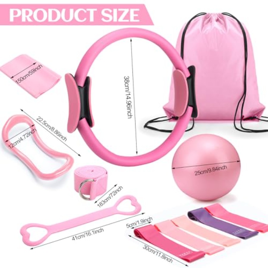 Set of 18 Pilates Ring Essenti - Pilates Yoga Kit บทวิจารณ์และราคา