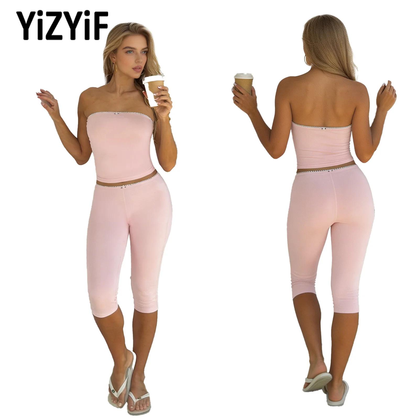 Women Yoga Outfit Strapless Tu - Pilates Yoga Outfit บทวิจารณ์และราคา