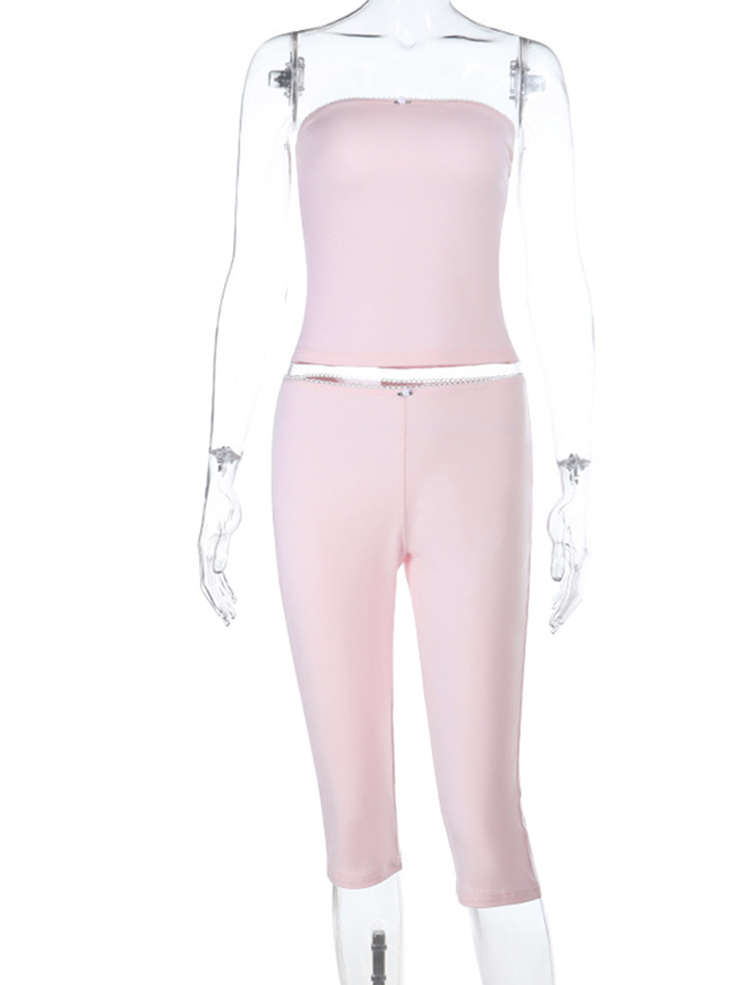 Women Yoga Outfit Strapless Tu - Pilates Yoga Outfit บทวิจารณ์และราคา