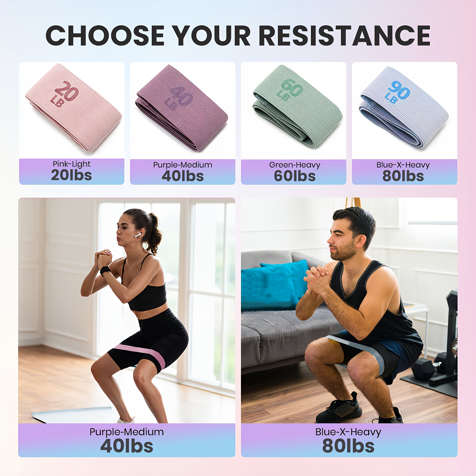 1Pc/4Pcs Fitness Resistance Ba - Pilates Yoga Core บทวิจารณ์และราคา
