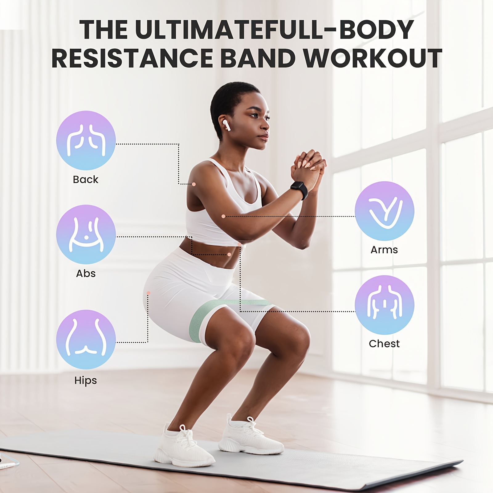 1Pc/4Pcs Fitness Resistance Ba - Pilates Yoga Core บทวิจารณ์และราคา