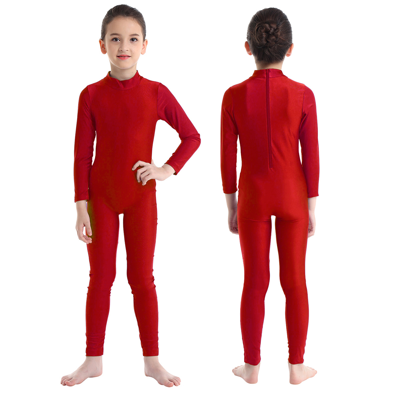 Kids Girl Long Sleeve Zipper B - Pilates Yoga Ballet บทวิจารณ์และราคา