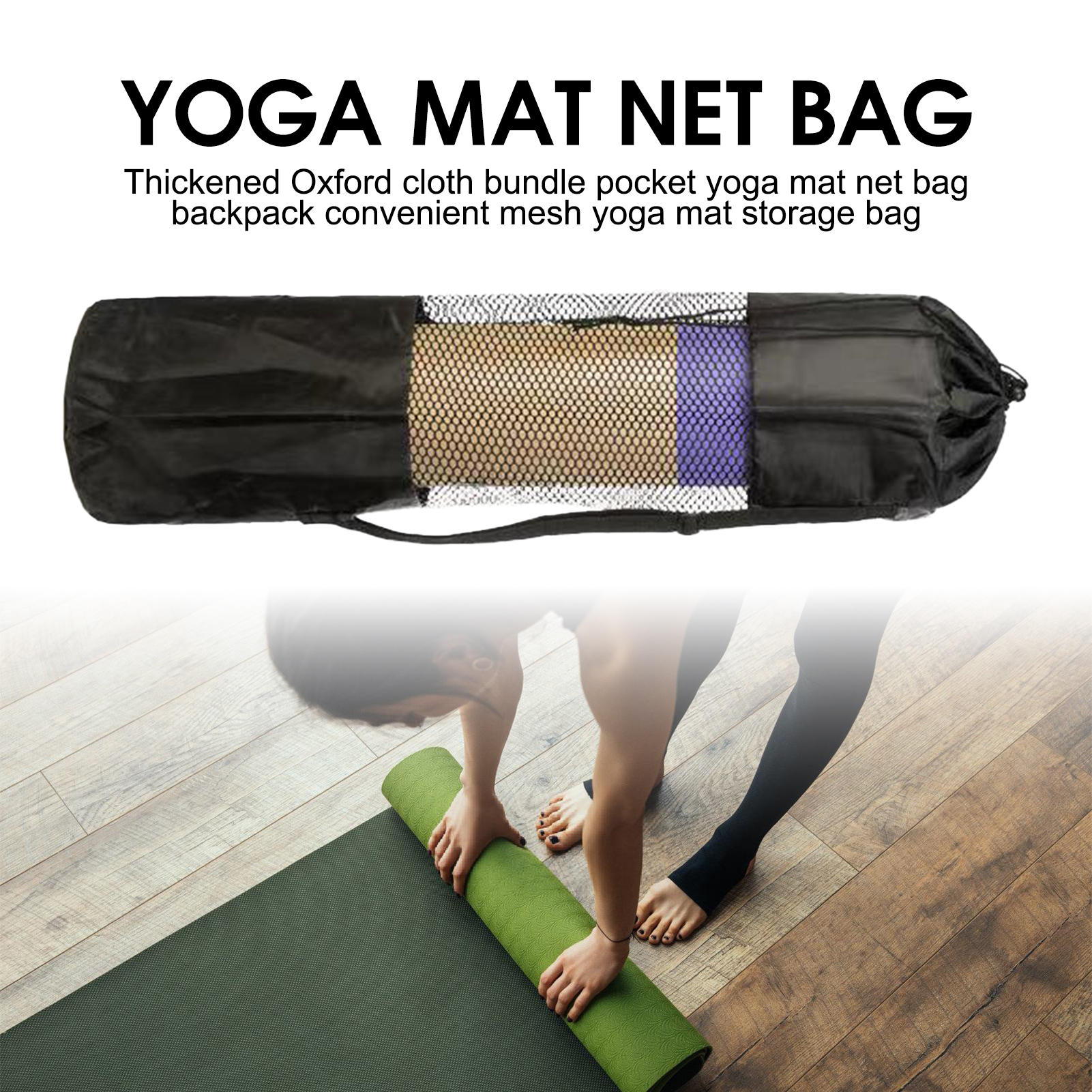 Yoga Mat Bag with Mesh Window  - Pilates Yoga Outfit บทวิจารณ์และราคา