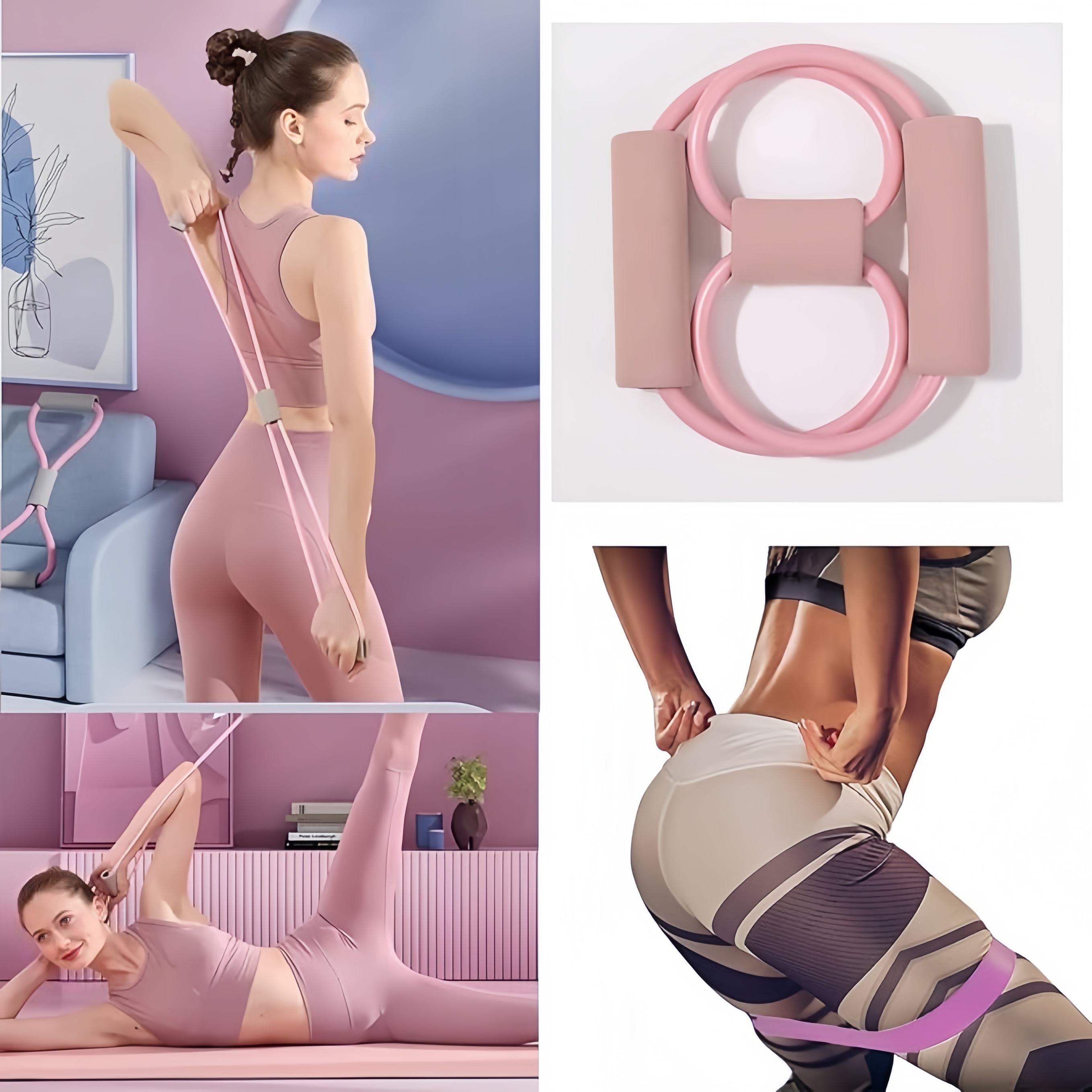 10-Piece Pilates Loops Yoga Ki - Pilates Yoga Kit บทวิจารณ์และราคา