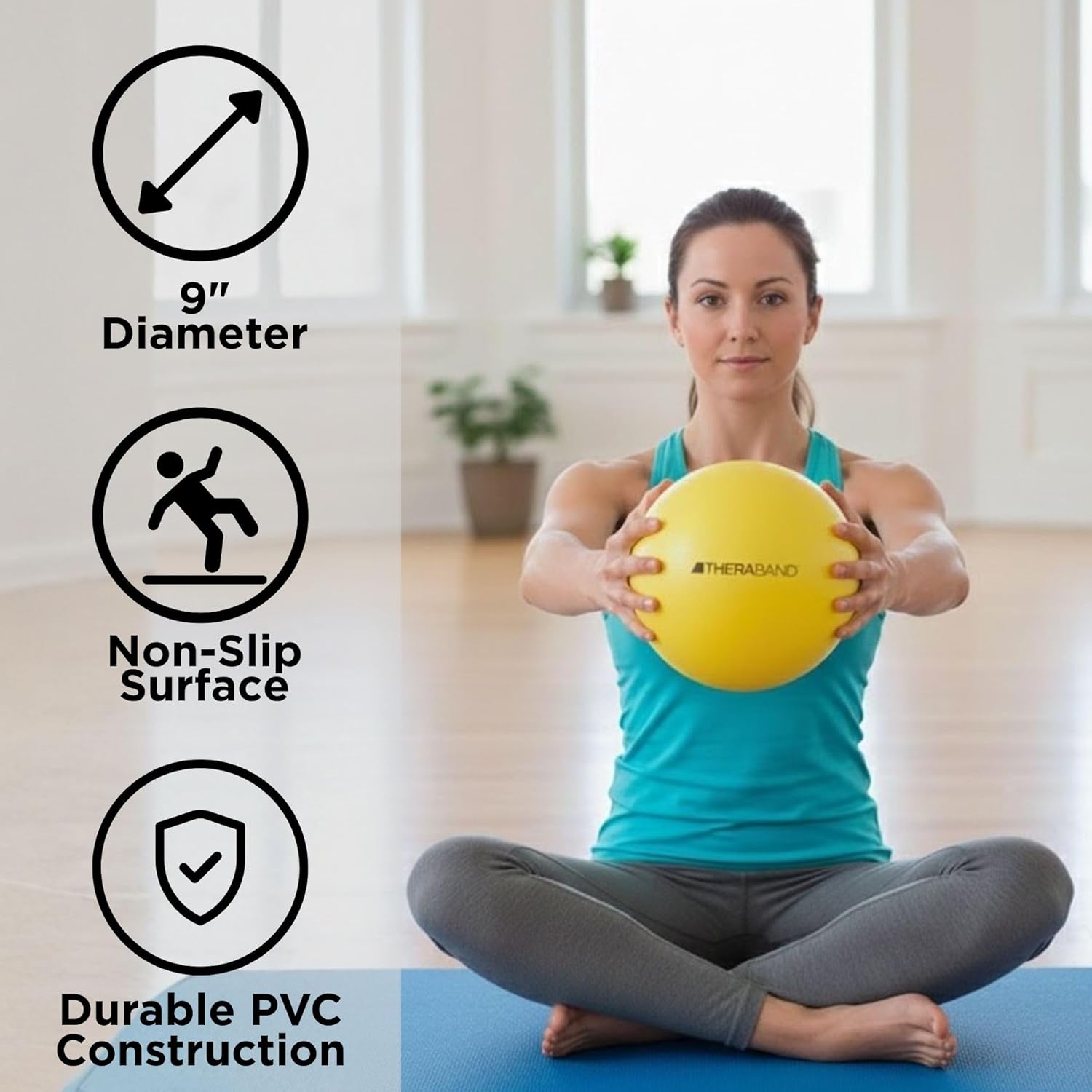 9-Inch Pilates Mini Ball, Smal - Pilates Ball Mini บทวิจารณ์และราคา