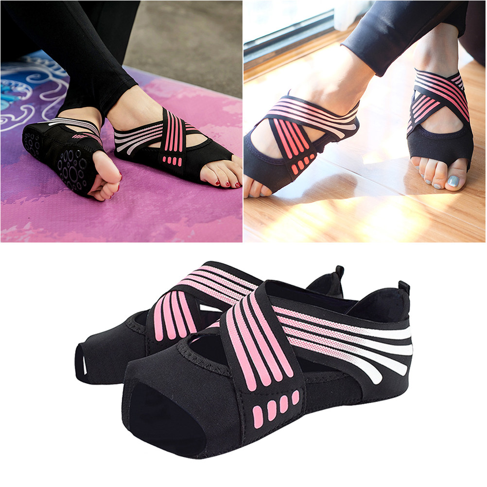 1Pair Non Slip Yoga Socks Full - Pilates Yoga Ballet บทวิจารณ์และราคา