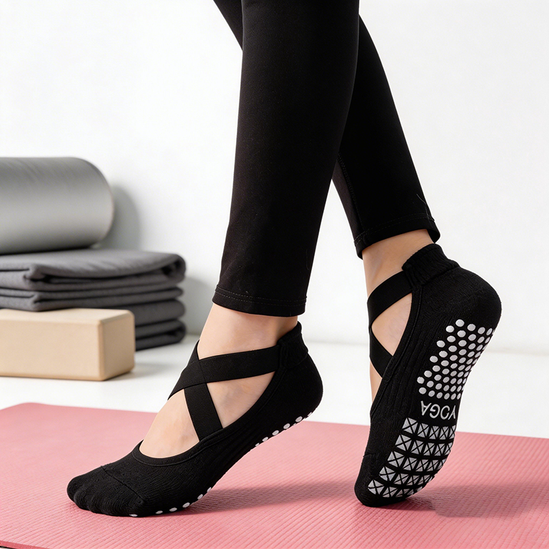 Women Non-Slip Yoga Socks Sili - Pilates Yoga Ballet บทวิจารณ์และราคา