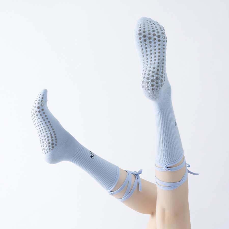 Women Bandage Yoga Socks Cotto - Pilates Yoga Ballet บทวิจารณ์และราคา