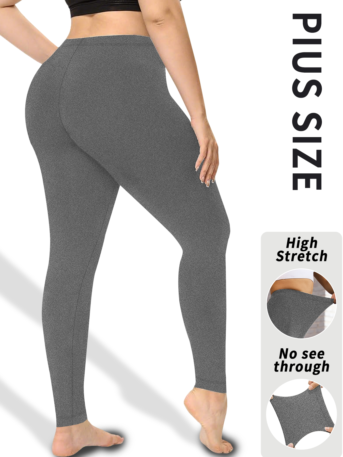 Plus size Women's Low Rise Wor - Pilates Yoga Outfit บทวิจารณ์และราคา