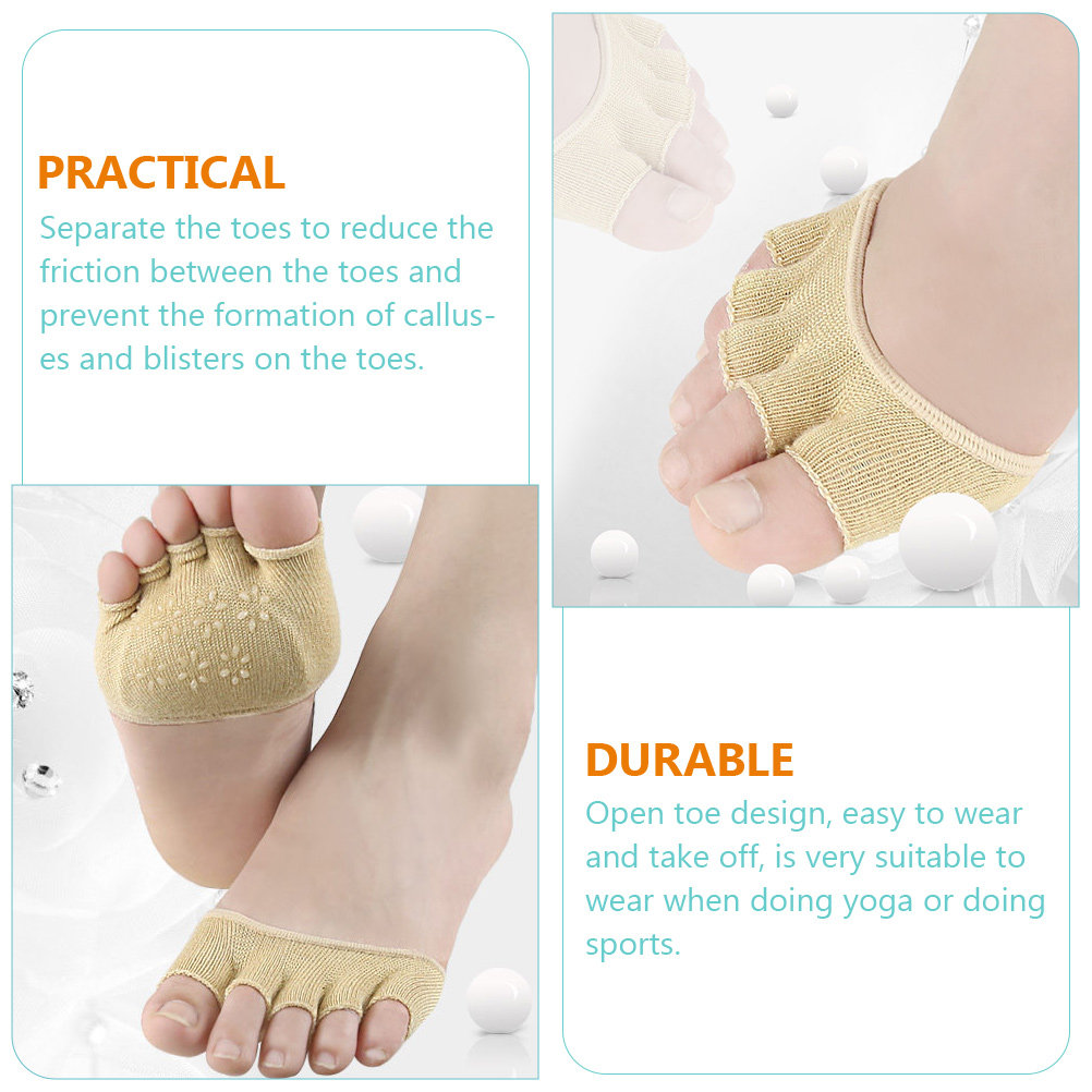 2Pairs Breathable Toe Yoga Soc - Pilates Yoga Ballet บทวิจารณ์และราคา