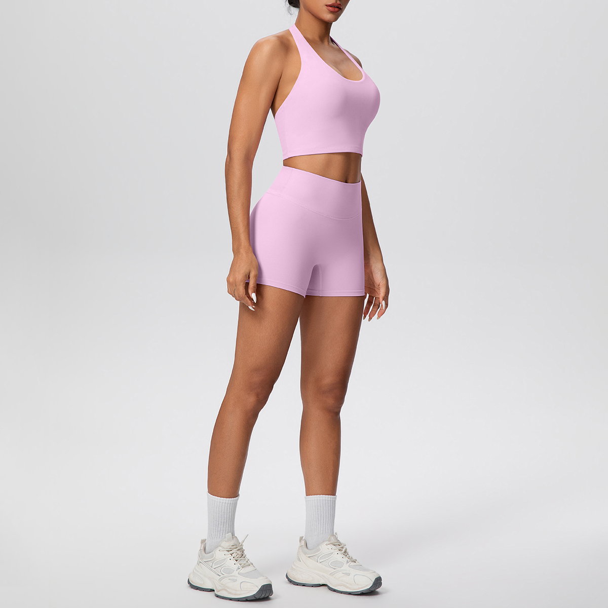 2picese Women Yoga Suit Solid  - Pilates Yoga Kit บทวิจารณ์และราคา