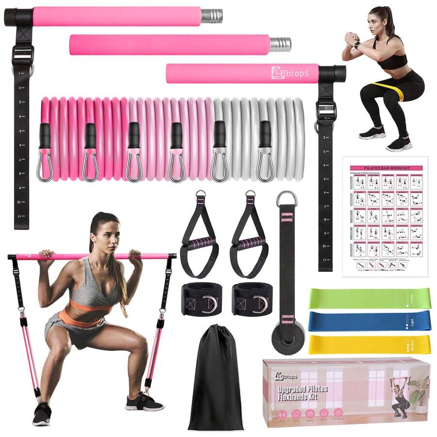 Pilates Bar Kit With 6x Resist - Pilates Yoga Kit บทวิจารณ์และราคา