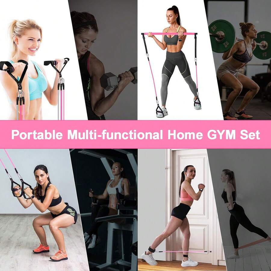 Pilates Bar Kit With 6x Resist - Pilates Yoga Kit บทวิจารณ์และราคา