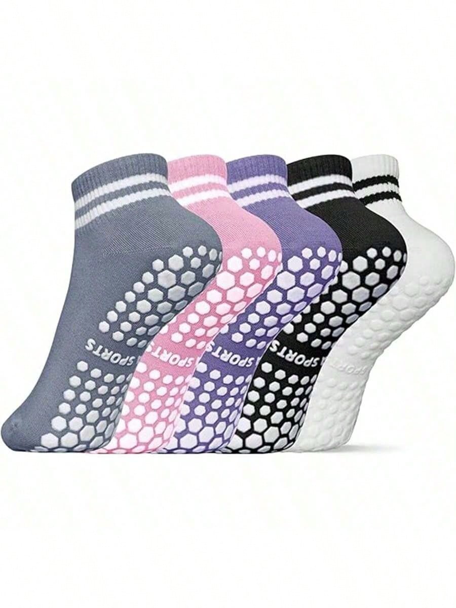 1 Pairs Women's Grip Socks, No - Pilates Yoga Ballet บทวิจารณ์และราคา