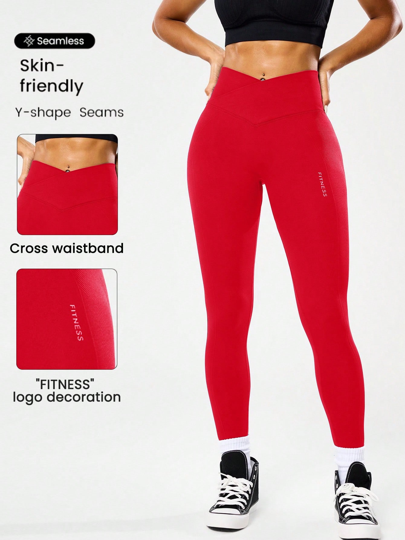High-waisted seamless yoga leg - Pilates Yoga Outfit บทวิจารณ์และราคา